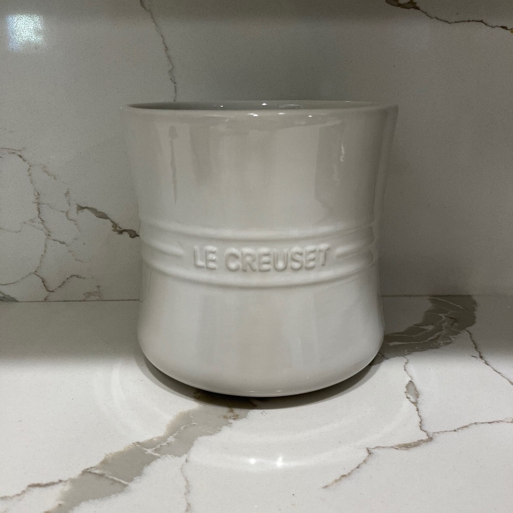 Le Creuset Utensil Crock, Large, White